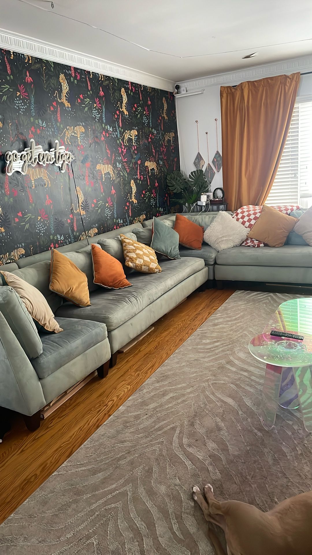 FREE Light Blue L Shape Sectional Couch