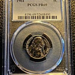 1964 PR69 5C Coin