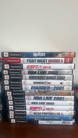 Ps2 sports games bundle 14 games