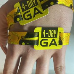 4 Day Rockville Tickets Wristband ( One Left) 