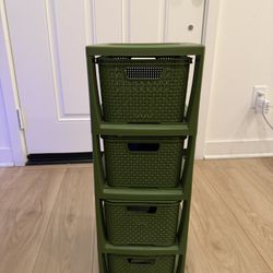 Four Drawer Storage Unit 