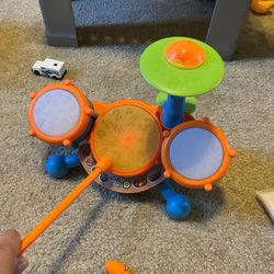 V tech kids drum set.