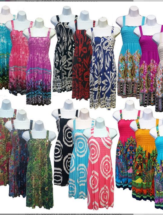 Wholesale lot sun dresses