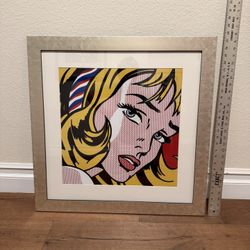 Lichtenstein Framed Art