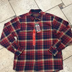 NWT Orvis men’s heavy weight flannel shirt Size M