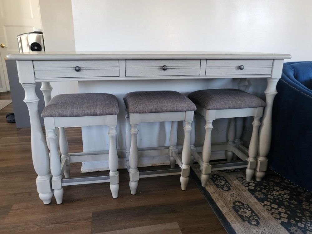 Table With Stools