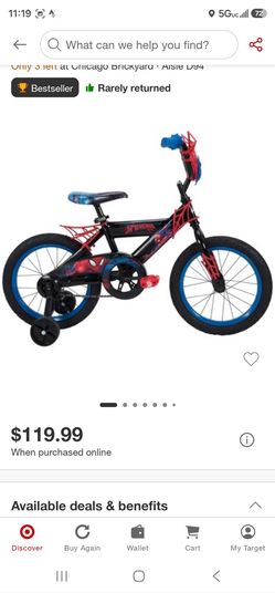 Spiderman beginners bike