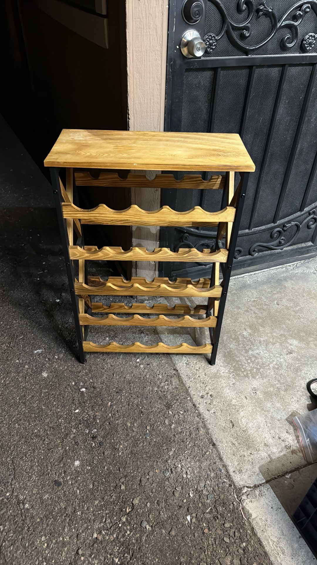 New Solid Wood Wine Rack
