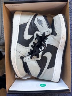 Air Jordan 1 High Black and Grey Sneakers