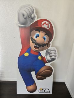 Mario, Luigi, Toad Cardboard Standees Cutout