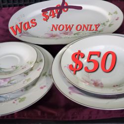 Vintage  - Fine China  - Pink Vista by Studio Nova 