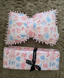 Olivia & Kate Tea Party Sheet Set with Bow Pillow