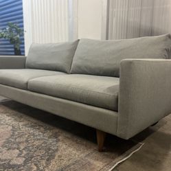 Grey Mid Century Modern Couch