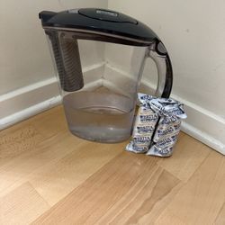 Brita Stream Water Pitcher with 2 New Filters