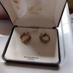 18k Gold Over 925 Sterling 