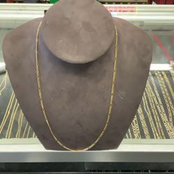 14KT Figaro Chain 38612-1