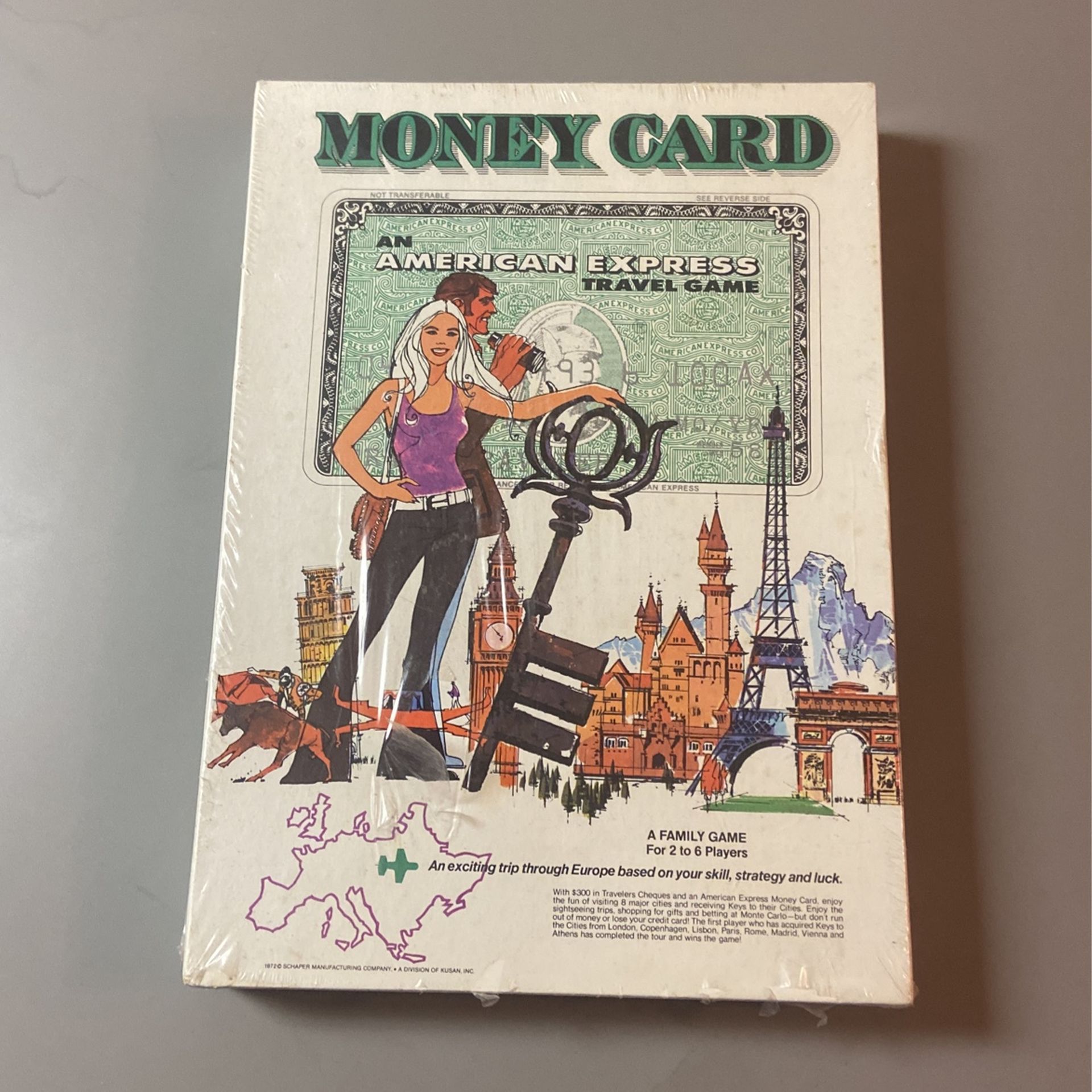 Money Card And American Express Travel Board Game