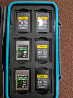 Sony TOUGH, Delkin, Pergear CFexpress Type A and SD Memory Card Lot