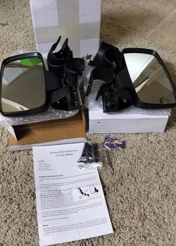 Pair of  WOOSTAR UTV Side View Mirrors and accessories/ brand new/ see description 👍