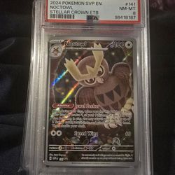 PSA 8 Noctowl #141 Stellar Crown 