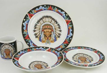 Indian Chief Dinnerware