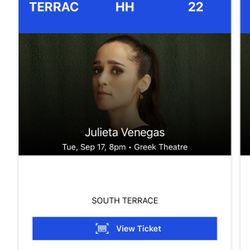JULIETA VENEGAS LOS ANGELES (9/17) X2