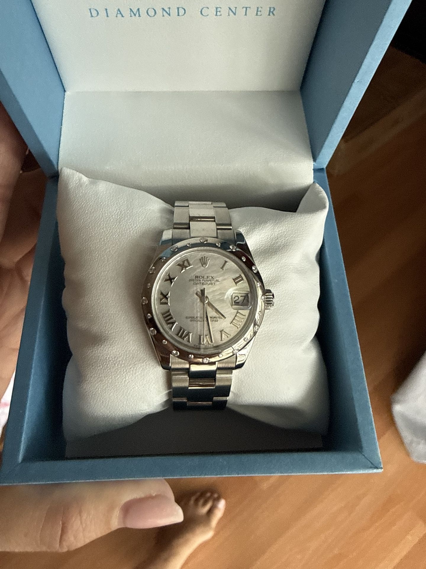 Rolex Datejust 31mm • MOP Diamond Dial • Diamond Bezel • 178344