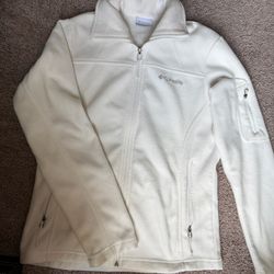 Columbia Full-Zip Fleece Jacket White