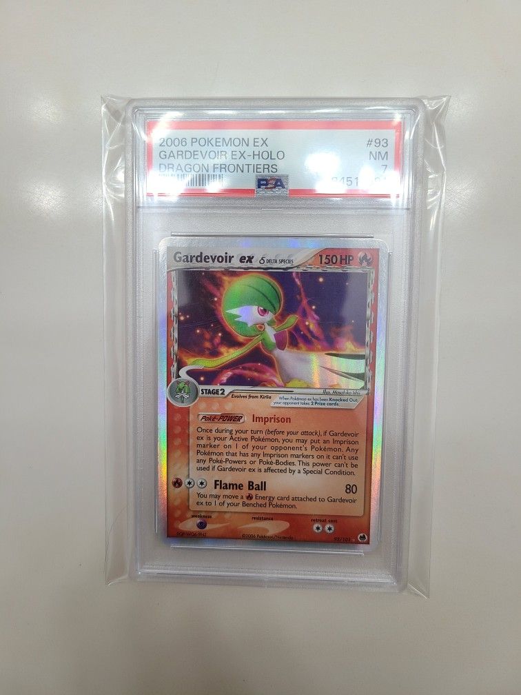 Pokemon 2006 Psa 7 EX Gardevoir Ex Holo Dragon Frontiers