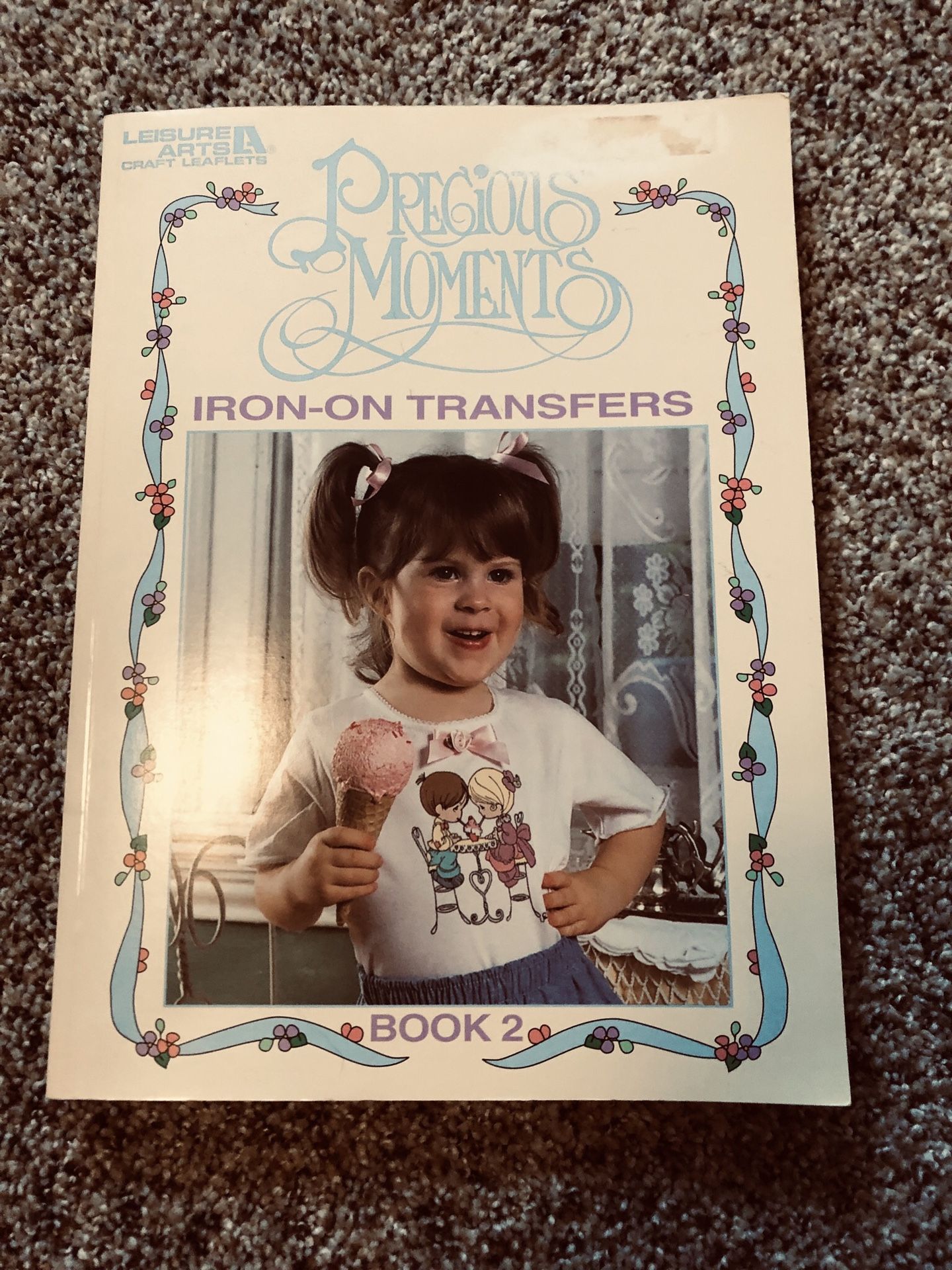 Precious moments iron on transfer book