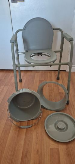 Medical bedside commode 3 in 1