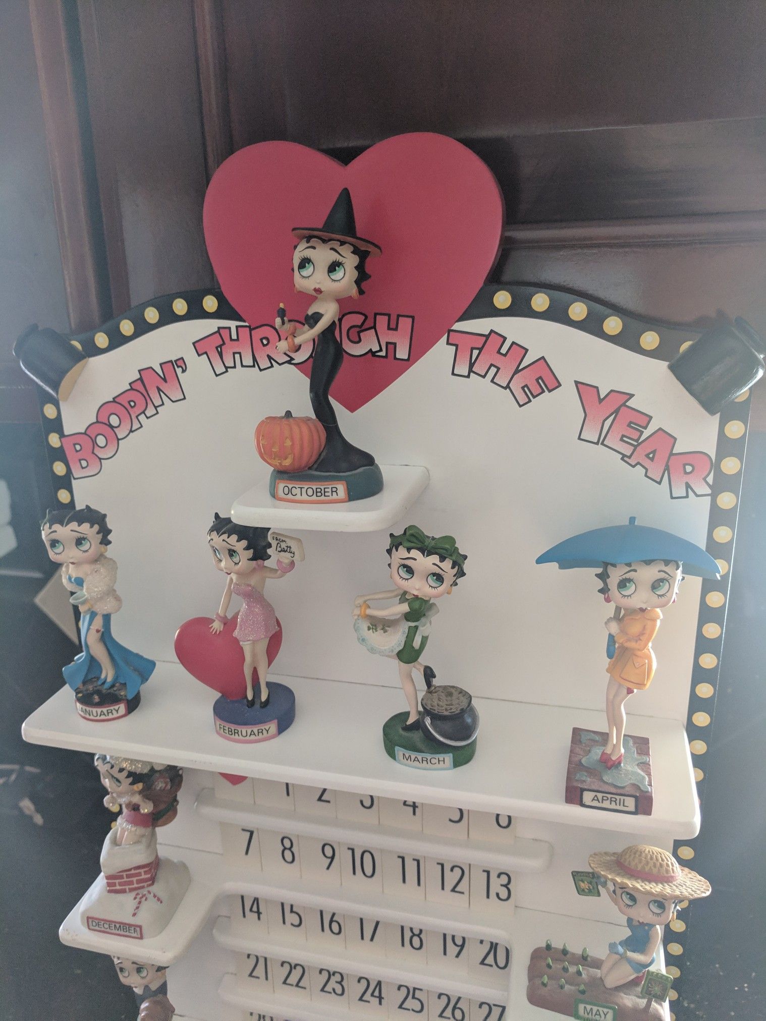 アメコミ Betty Boop Calendar Girls Figurine March Betty Boop Calendar Girls Figurine March Betty Boop Calendar