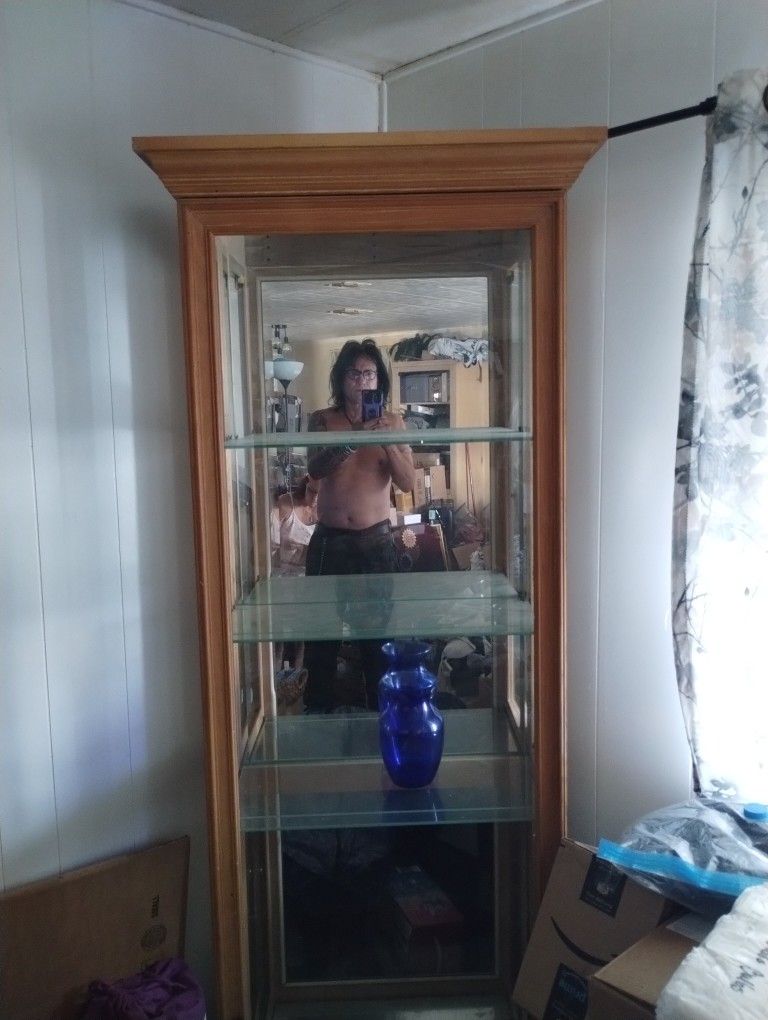 China Cabinets W/Glass Shelves