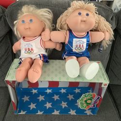 Cabbage Patch Kids OlympiKids 1996 USA Hazel Maretha w Box Bundle