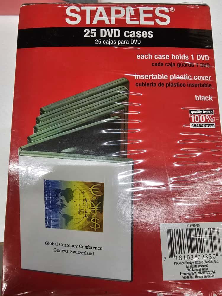 Brand New - Staples Jewel Cases for DVD - 25 Pcs