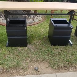 Under hang Desk File Cabinet With Lock