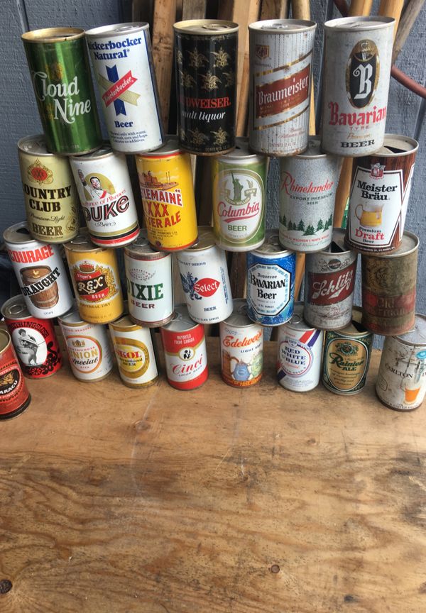 BEER CAN COLLECTION All cans have been setting in boxes for over 30