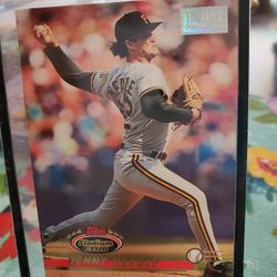 Pittsburgh Pirates Danny Neagle 1993 Topps Stadium Club 1st Day Issue Parallel Baseball Card 