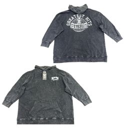 Death Row Records Greatest Hits Gray Pullover Hoodie Sweatshirt Mens 4XL New
