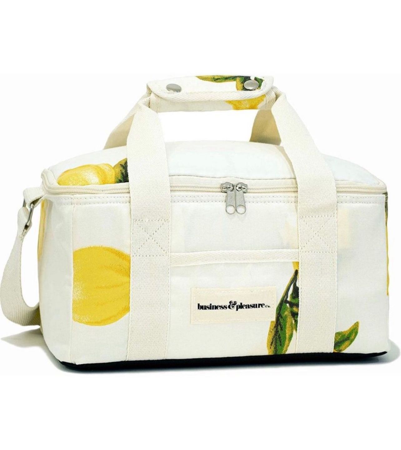 Brandnew Business & Pleasure Co. Holiday Cooler Bag - Perfect for Beach Days & Picnics - Keeps Food Fresh & Drinks Cold - Cute Vintage Lunch Bag - Ins