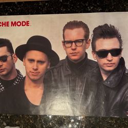 Vintage Original Depeche Mode Poster