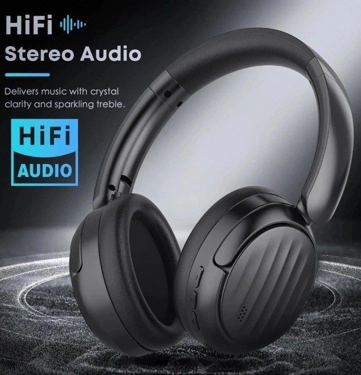 Bluetooth Headphones with Active Noise Cancelling (ANC), Wireless Over Ear Bluetooth Headsets with 35H Playtime