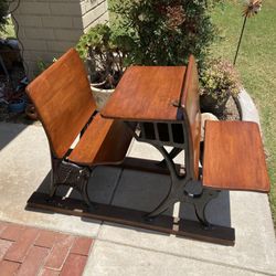 Antique School Desk 