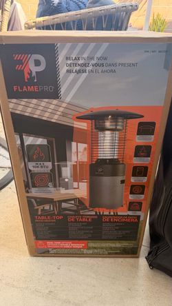 MOVING SALE | FlamePro Table-Top Patio Heater 10K BTU