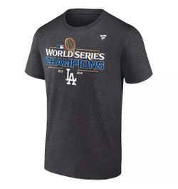 Men's Fanatics Los Angeles Dodgers 2024 World Series Champions XXL TEE SHIRT