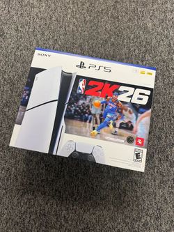 Sony PlayStation 5 Slim Console Disc Edition - NBA 2K26 Bundle (New) - Payment Plan Available