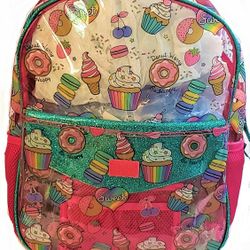 Wonder Nation Clear So Sweet 16" Backpack. 