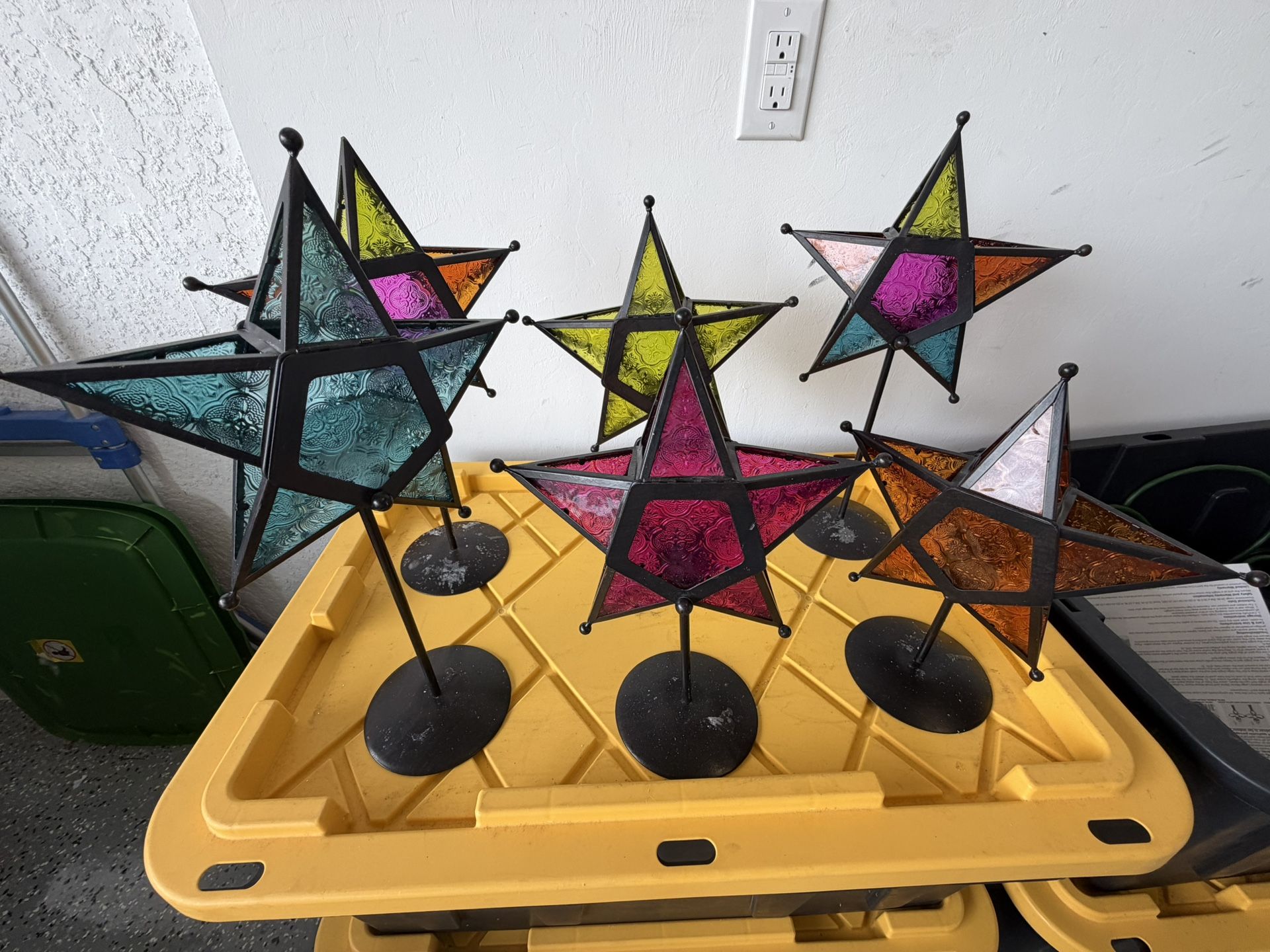 Multicolored Tea, Light Star Candleholders