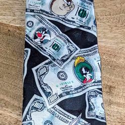  Vintage Looney Tunes Mania 1996 Money Tie