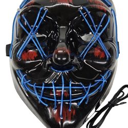 LED Halloween Face Mask